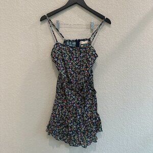 NWT Altar’d State Women's Navy/blue Floral Sleeveless Dress Size S